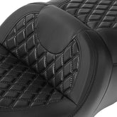 Gel Seat C.C. RIDER Touring Seat 2 Up Seat Driver Passenger Seat For Harley CVO Street Glide Road King Road Glide Electra Glide, 2009-2023